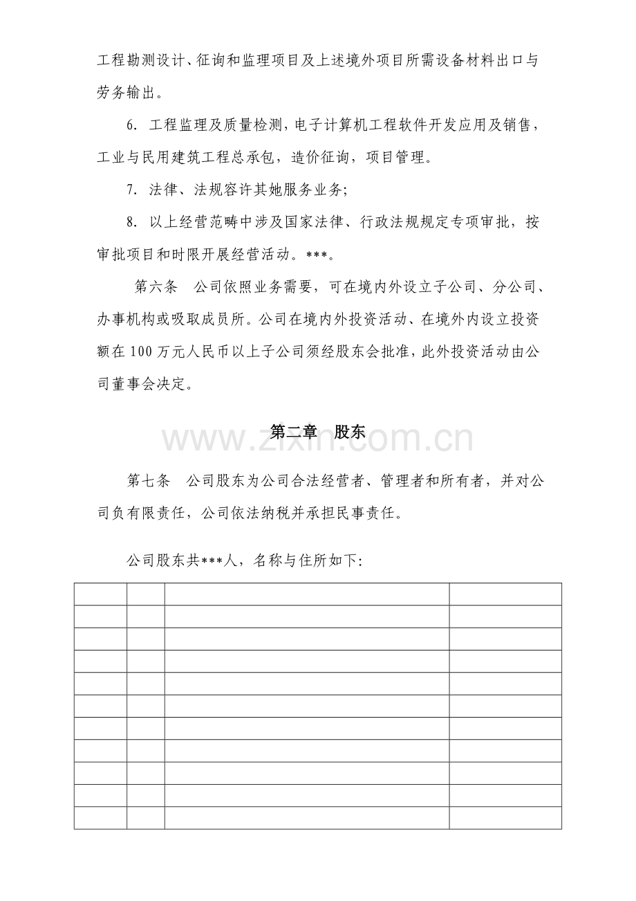 建筑工程建筑工程设计研究应用院有限公司新版章程.doc_第2页