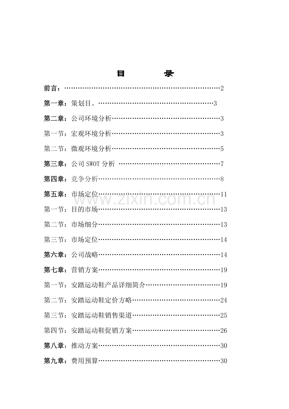 安踏运动鞋市场营销专业策划专项方案.doc_第2页