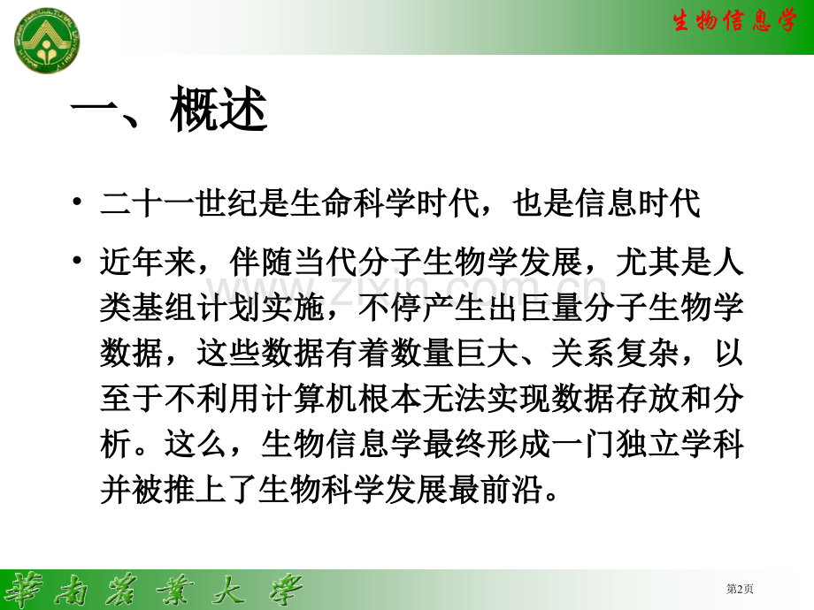 生物信息学专题培训市公开课一等奖百校联赛特等奖课件.pptx_第2页