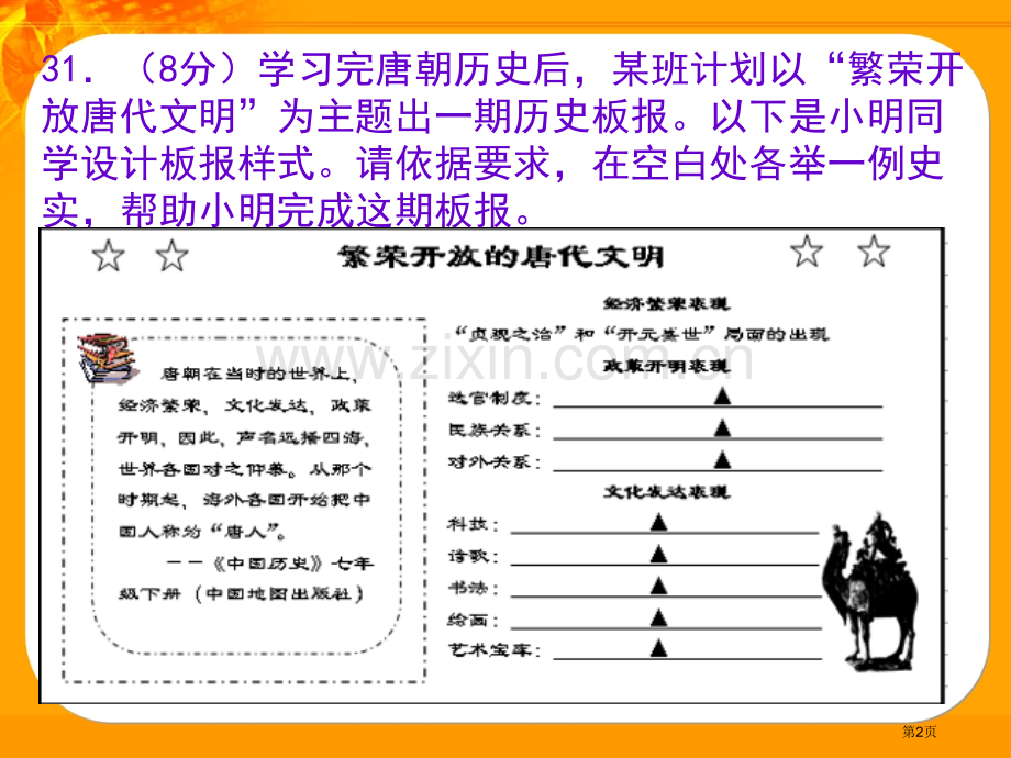 中考历史学科单元复习策略省公共课一等奖全国赛课获奖课件.pptx_第2页