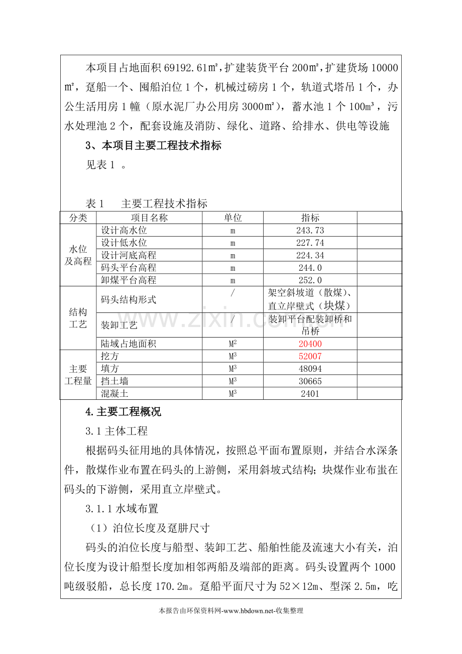 长河镇40万吨煤码头改建申请建设环境影响评估报告书表.doc_第3页