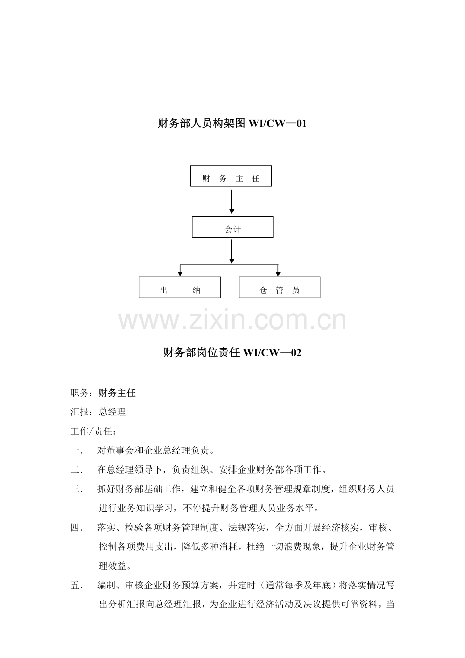 公司财务部工作手册模板.doc_第3页