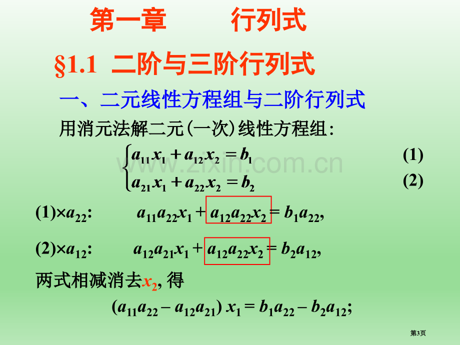 大学线性代数最全知识点省公共课一等奖全国赛课获奖课件.pptx_第3页