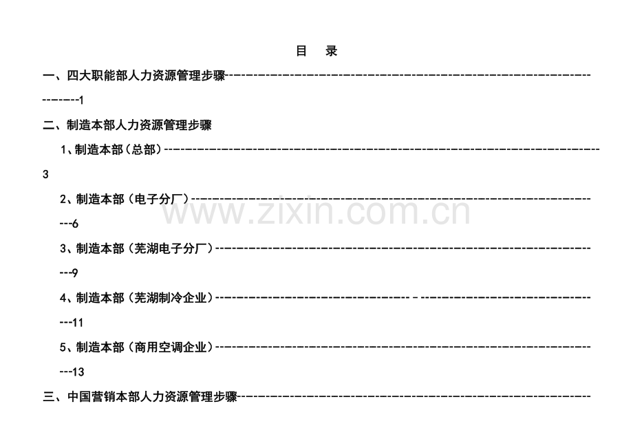 人力资源流程管理操作指引模板.doc_第2页