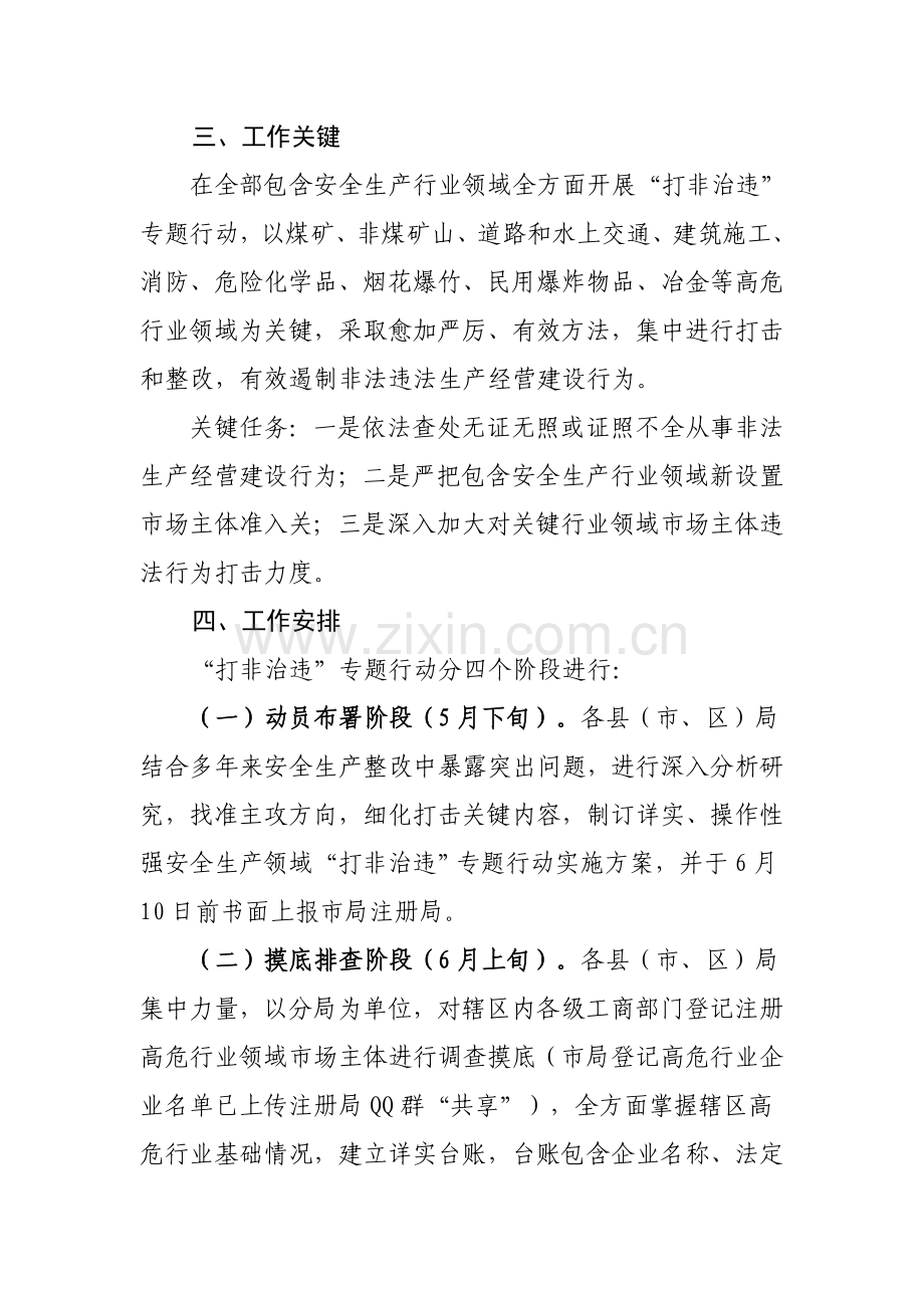 吉安市工商局打非治违专项行动实施专业方案.doc_第3页