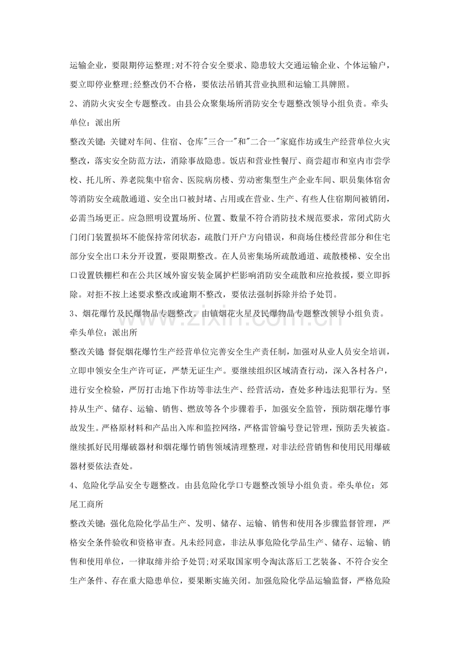 安全生产专项整治工作专业方案.doc_第2页