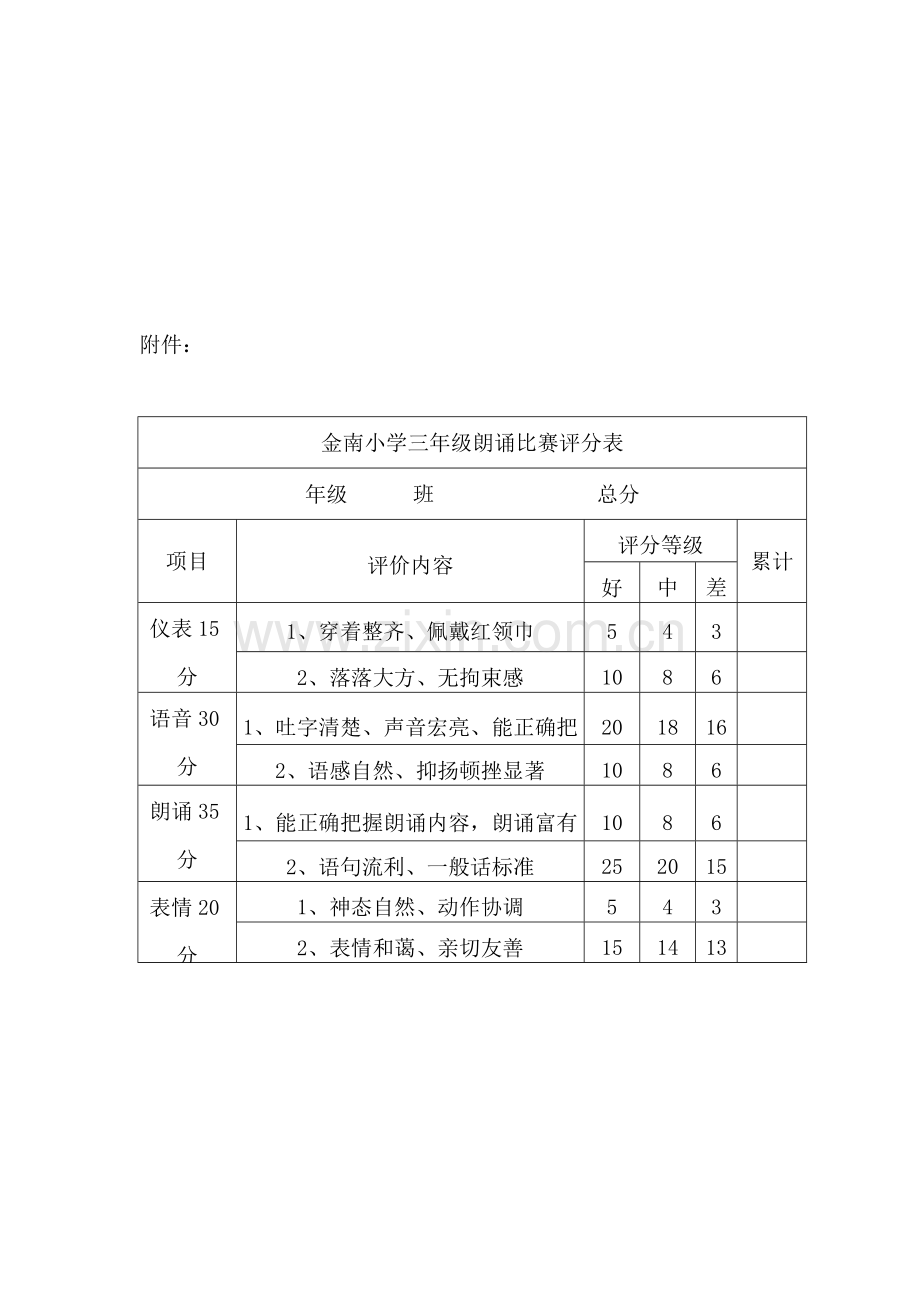 三年级朗读比赛活动专项方案.doc_第3页