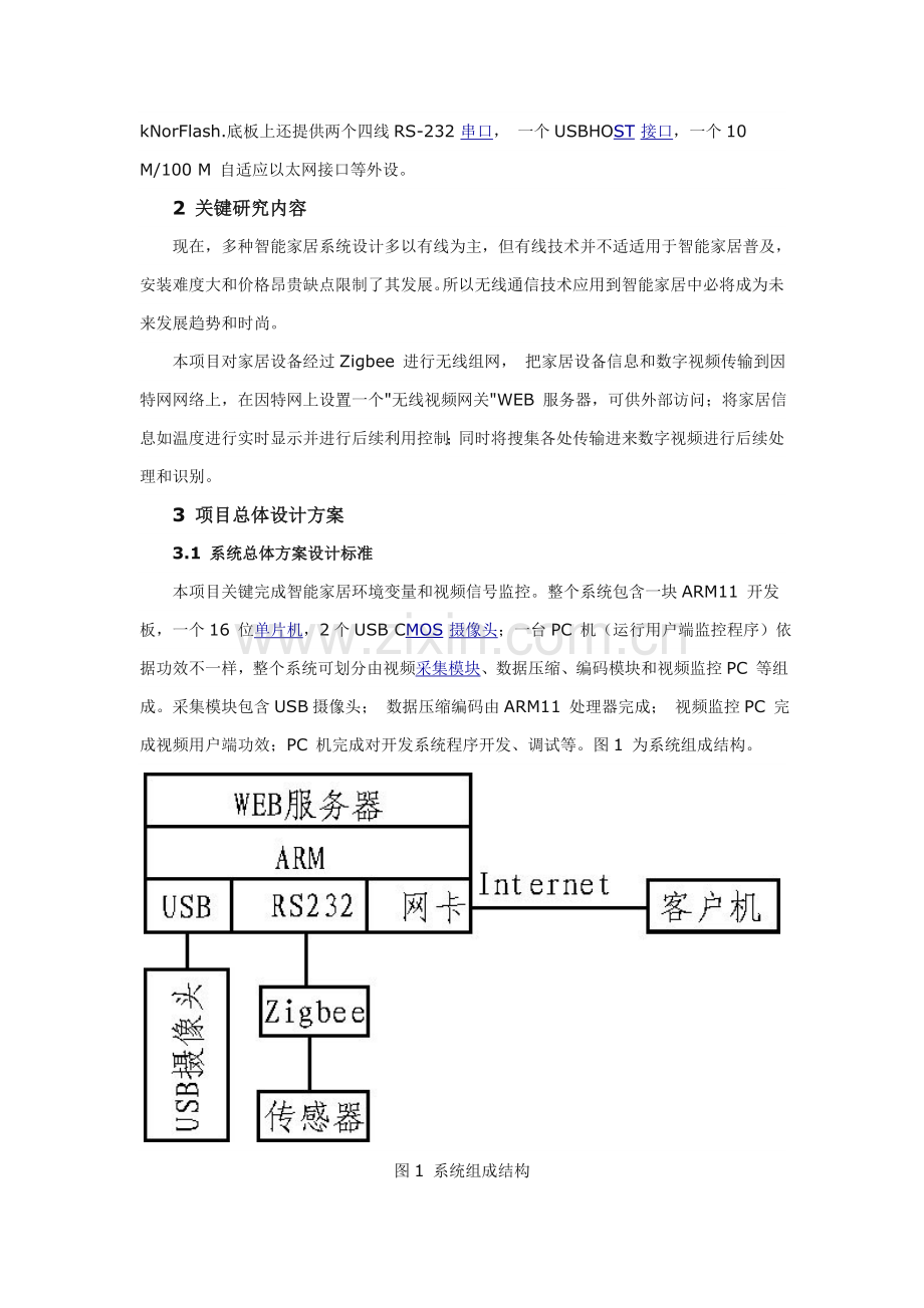 基于Zigbee技术的智能家居系统设计方案模板.doc_第2页