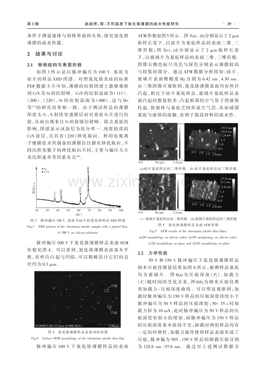 不同温度下氮化铬薄膜的疏水性能研究.pdf_第3页