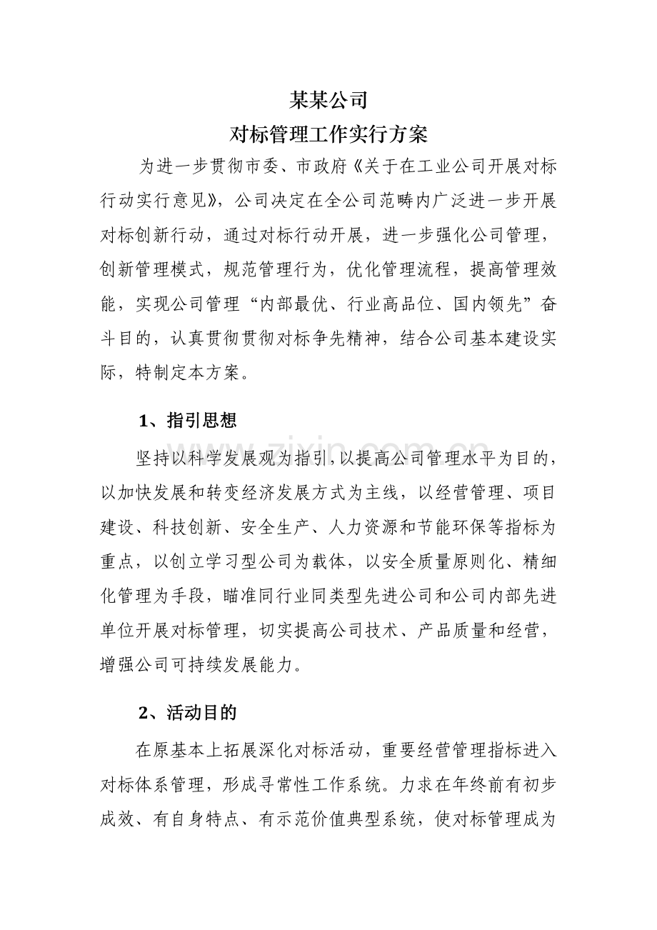 公司对标实施专项方案.doc_第1页