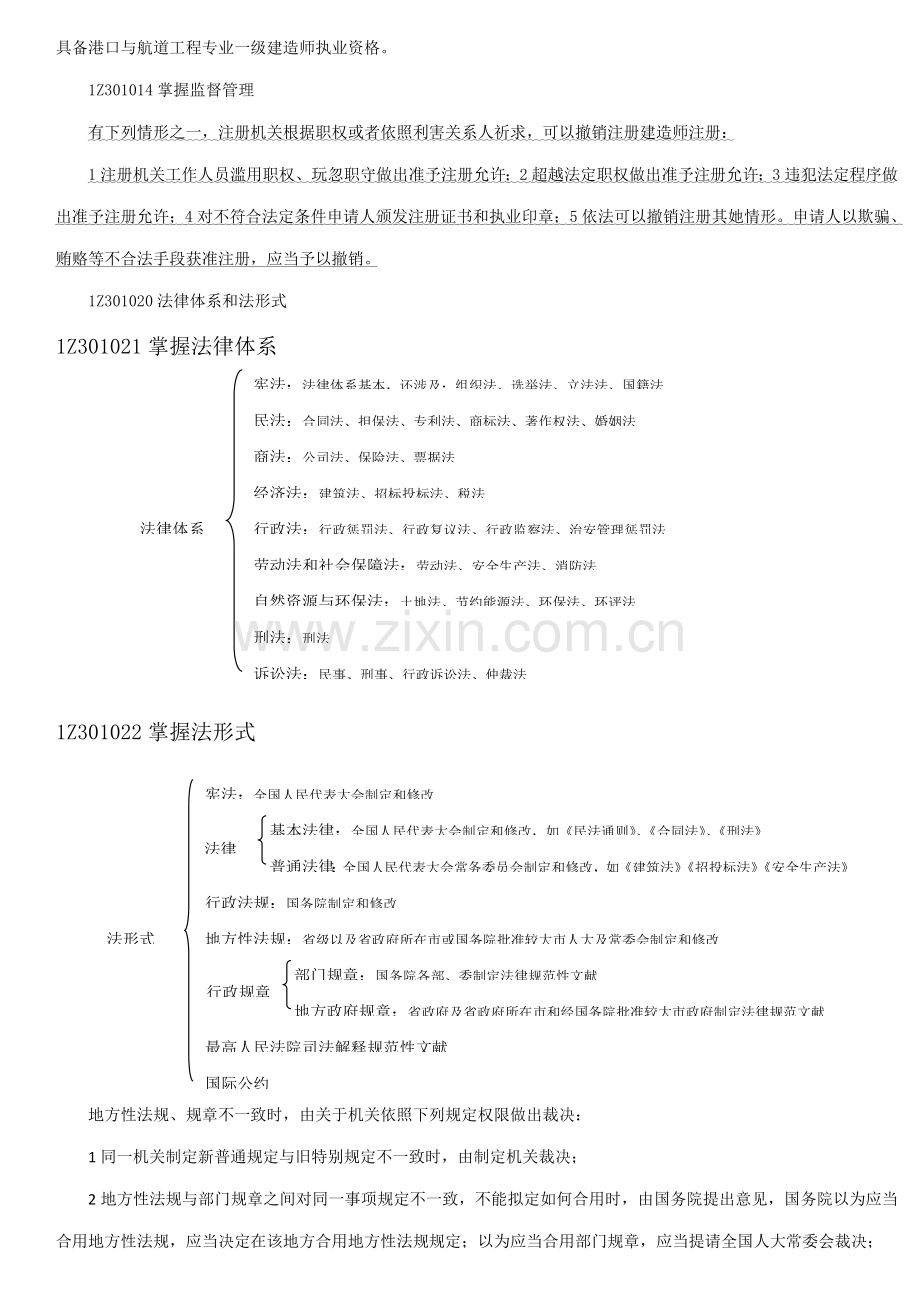 一级建造师考试建设综合项目工程法规及相关知识总结.doc_第3页