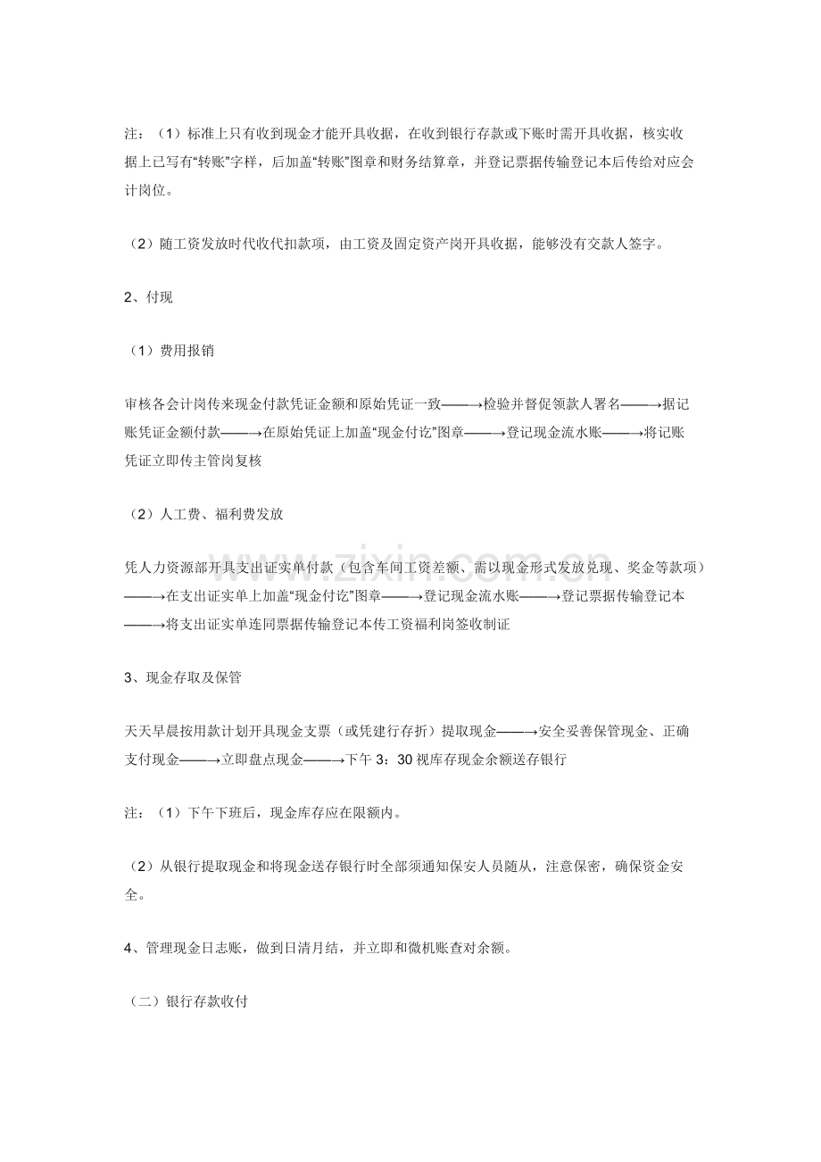 一套详细的公司财务流程模板.docx_第2页