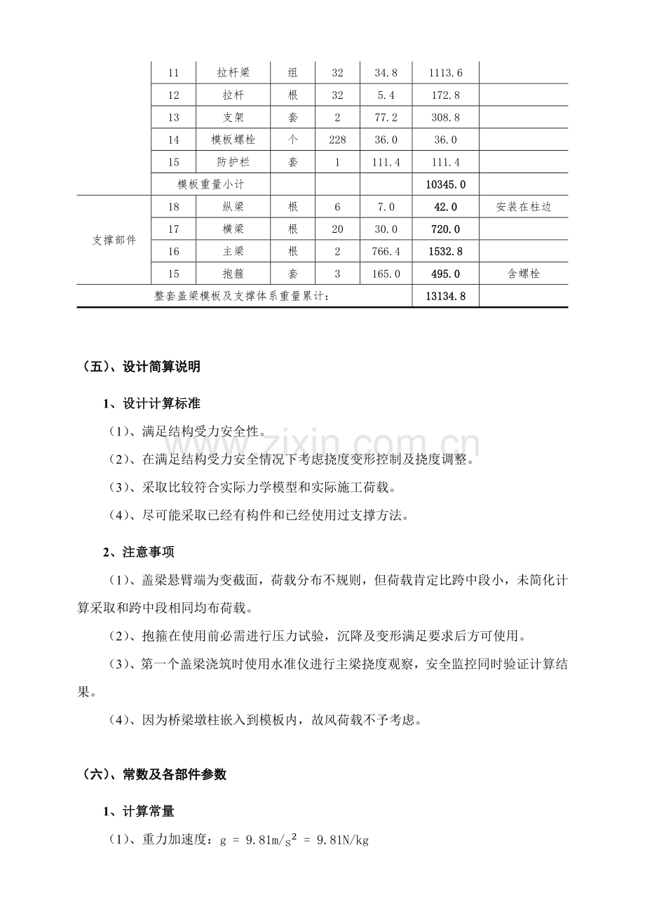 三柱盖梁抱箍法模板及支撑标准体系设计计算报告书.docx_第3页