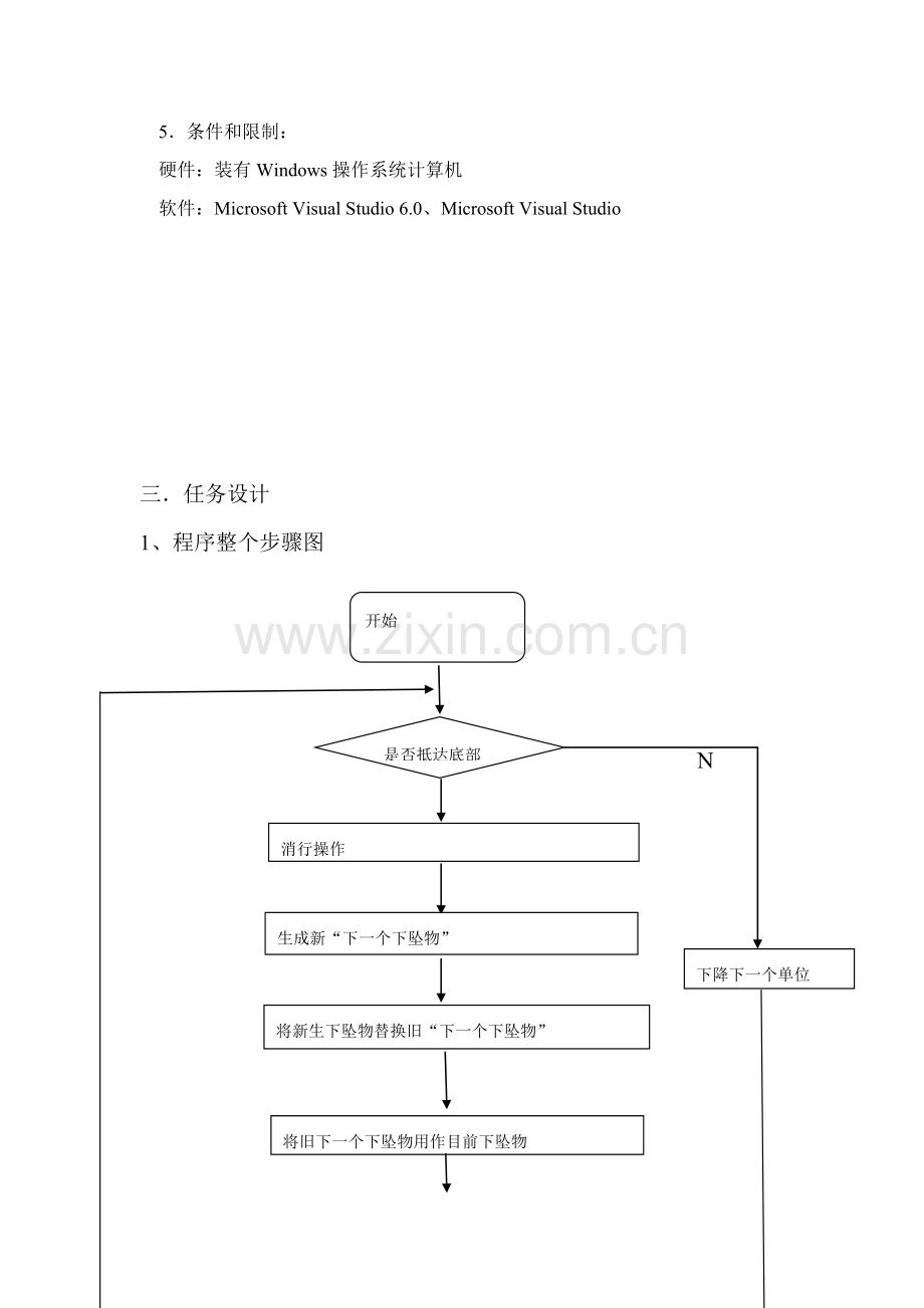 VC俄罗斯方块专业课程设计方案报告含源代码.doc_第2页