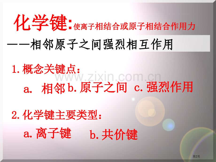 化学键专业知识省公共课一等奖全国赛课获奖课件.pptx_第2页