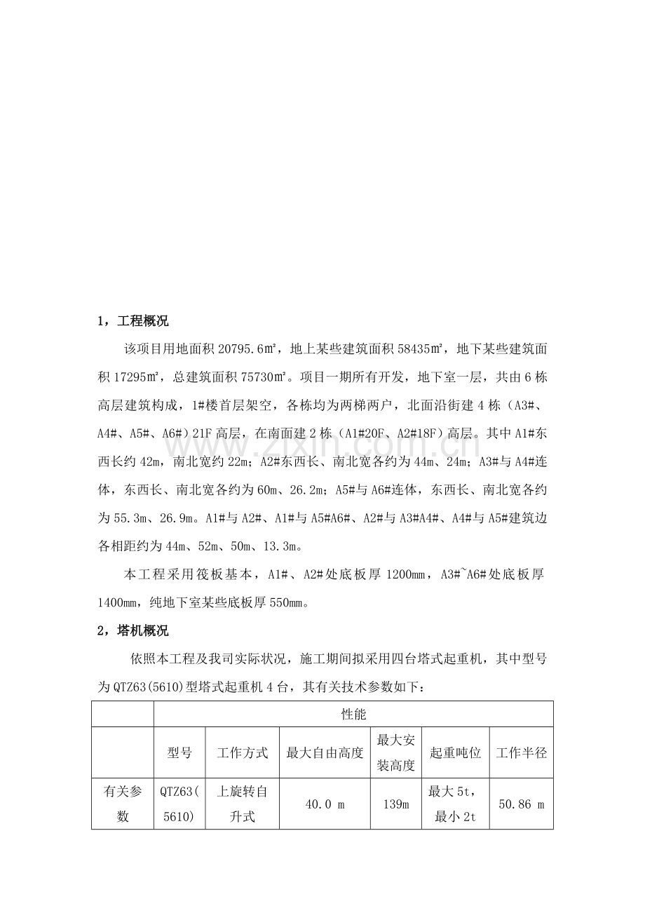 塔吊基础综合项目施工专项方案.doc_第2页