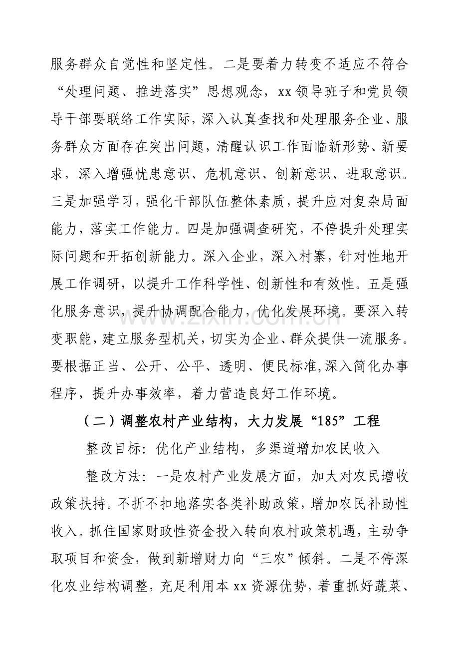 xxx落实整改专项方案解决突出问题.doc_第3页