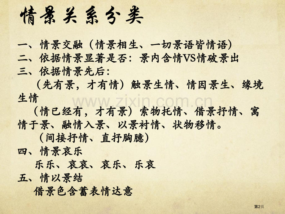 古典诗词情景关系梳理市公开课一等奖百校联赛获奖课件.pptx_第2页