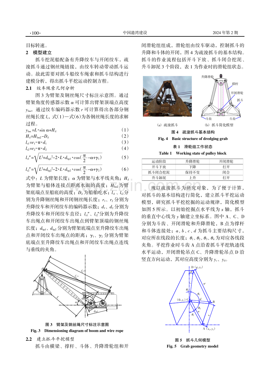 基于牛顿迭代法的抓斗挖泥船智能精挖控制方法.pdf_第3页