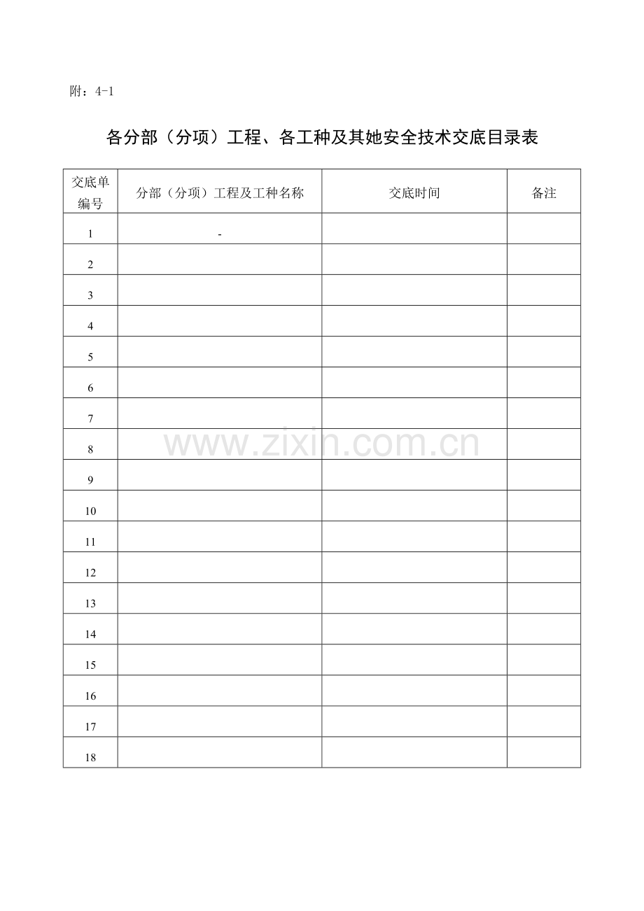 安全关键技术资料台帐之四分部分项综合项目工程安全关键技术交底.doc_第3页