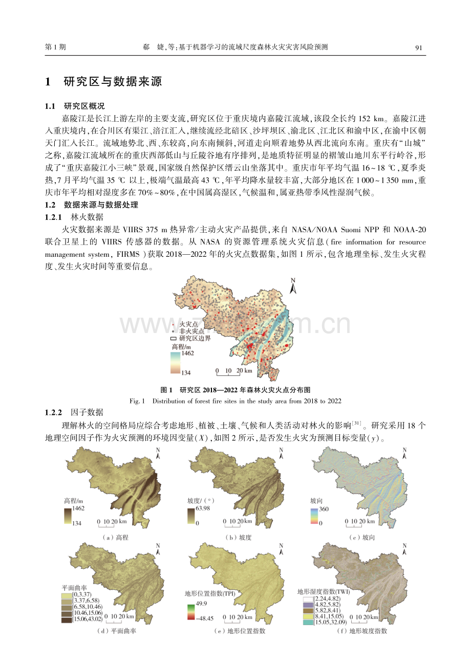 基于机器学习的流域尺度森林火灾灾害风险预测.pdf_第3页