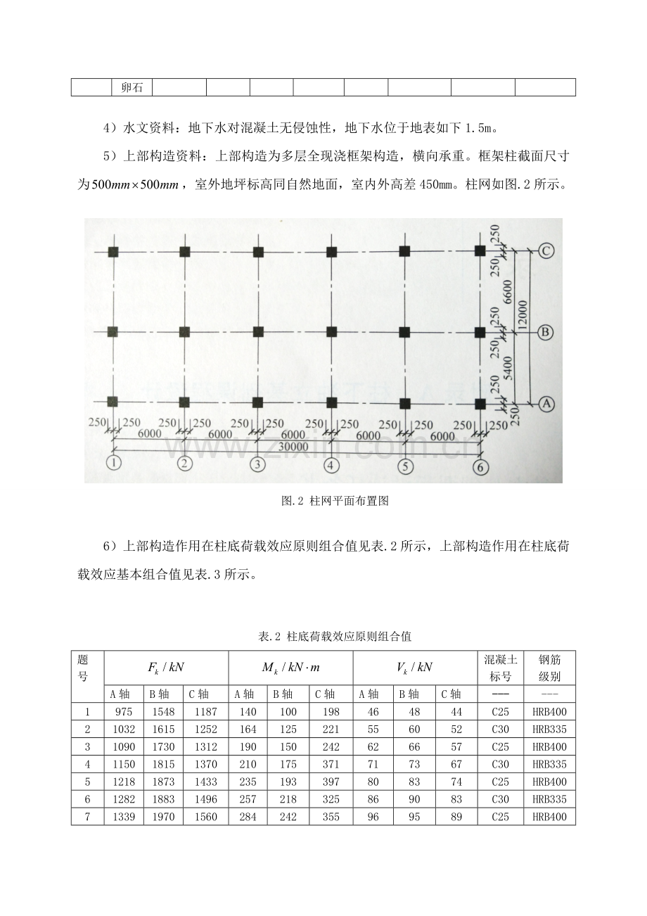 基础综合项目工程专业课程设计.doc_第3页