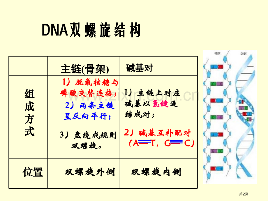 人教版教学浙江省温州市龙湾中学高中生物必修二遗传信息的传递省公共课一等奖全国赛课获奖课件.pptx_第2页