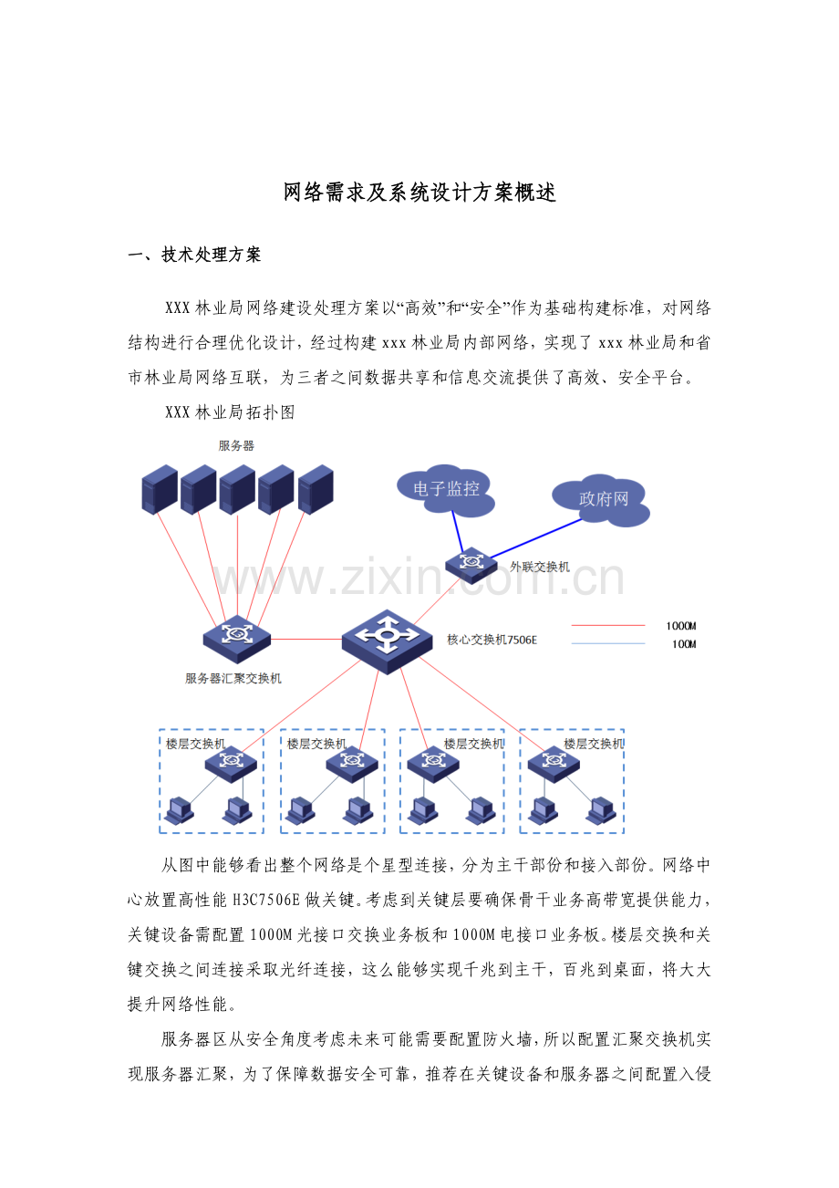 xx林业局网络专项方案.doc_第3页