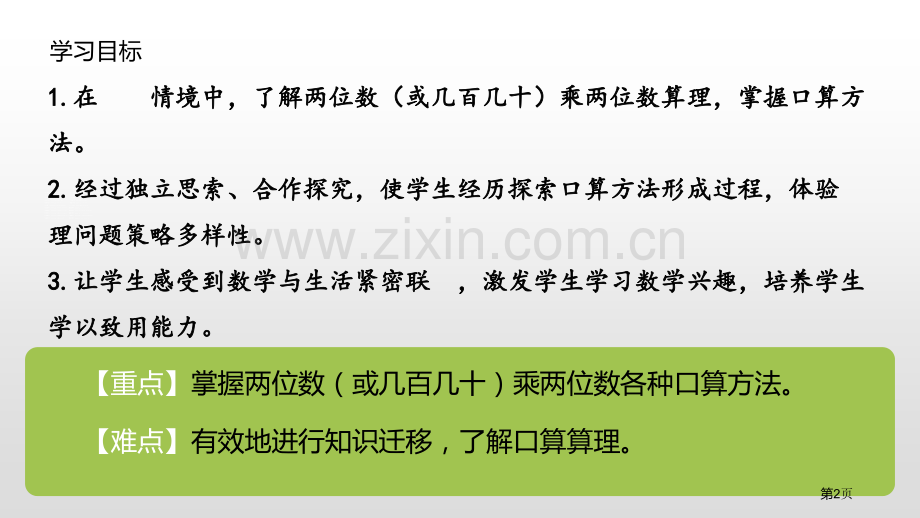 口算乘法两位数乘两位数省公开课一等奖新名师比赛一等奖课件.pptx_第2页