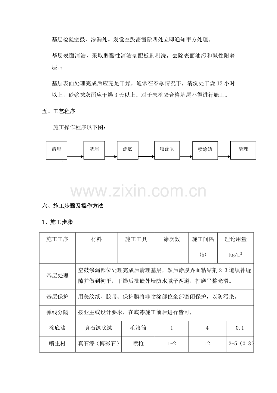 外墙瓷砖翻新真石漆综合标准施工专业方案.docx_第3页