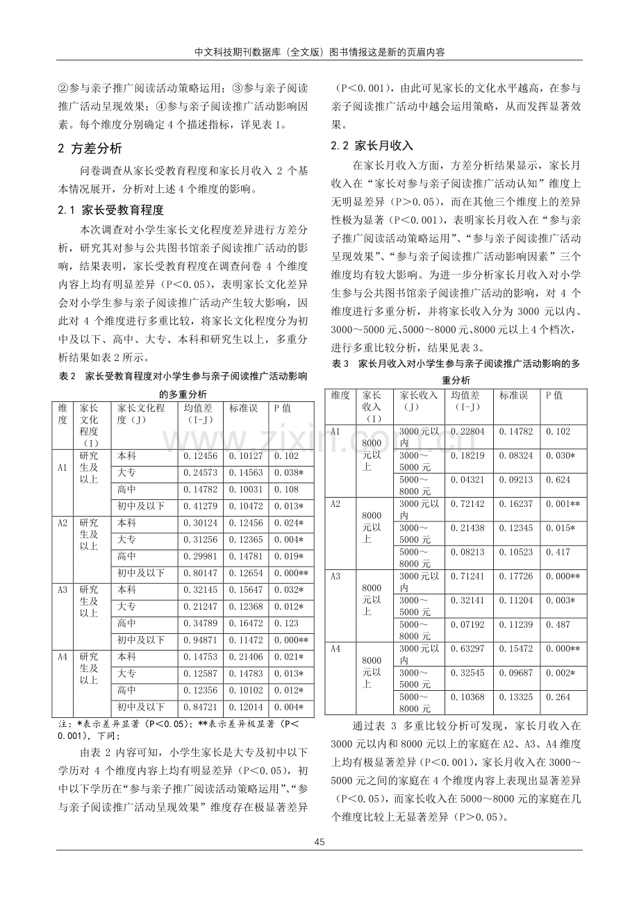 家长对小学生参与公共图书馆亲子阅读推广活动的影响分析.pdf_第2页