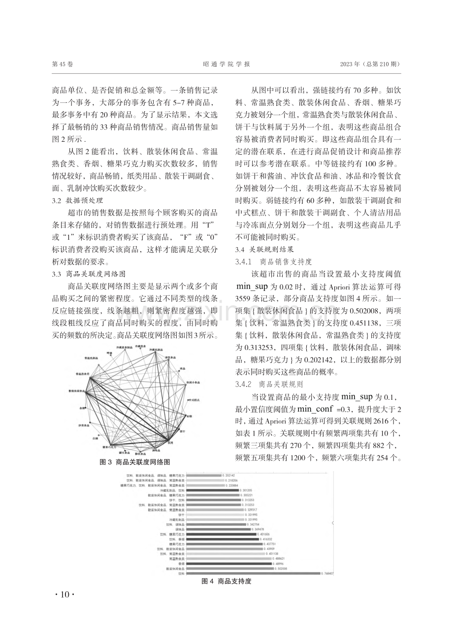 关联规则在乡村超市销售中的应用研究.pdf_第3页