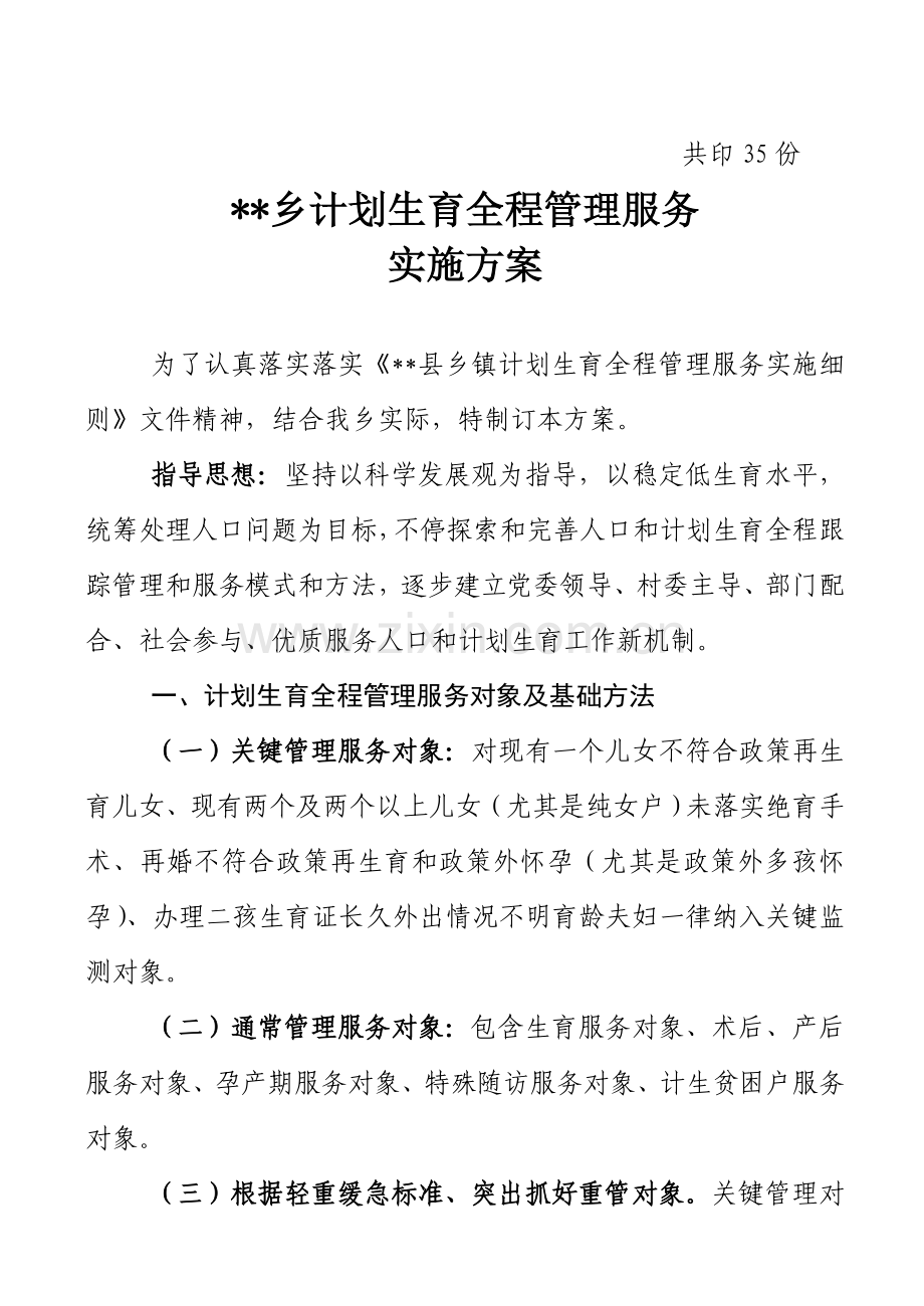 专题计划生育全程管理服务实施专项方案.doc_第2页