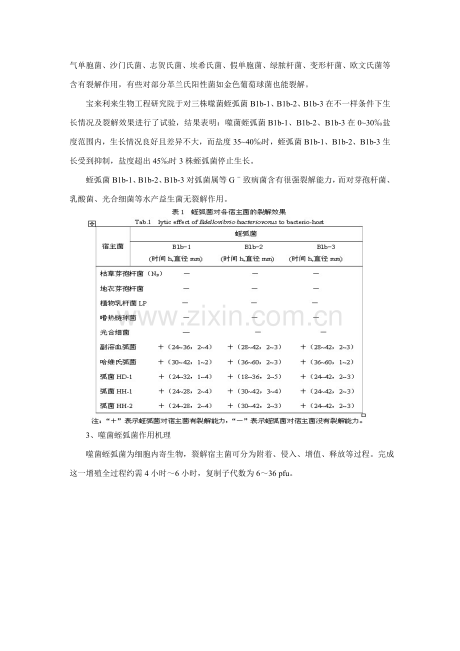 中国水产微生态第一品牌山东宝来利来生物科技股份公司研究应用报告噬菌蛭弧菌的生物学作用及应用.doc_第2页