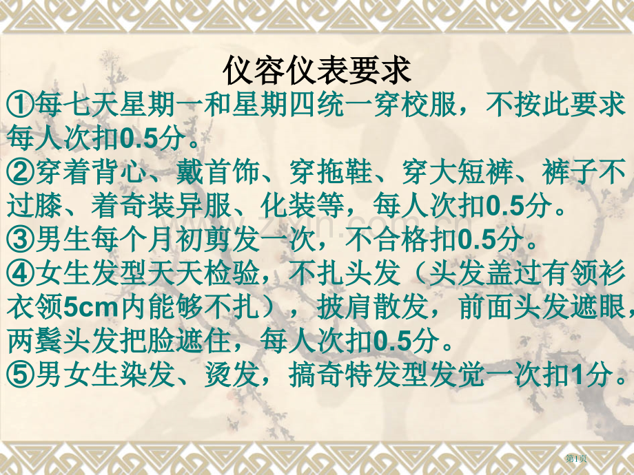 中学学生仪容仪表要求和头发规范市公开课一等奖百校联赛获奖课件.pptx_第1页