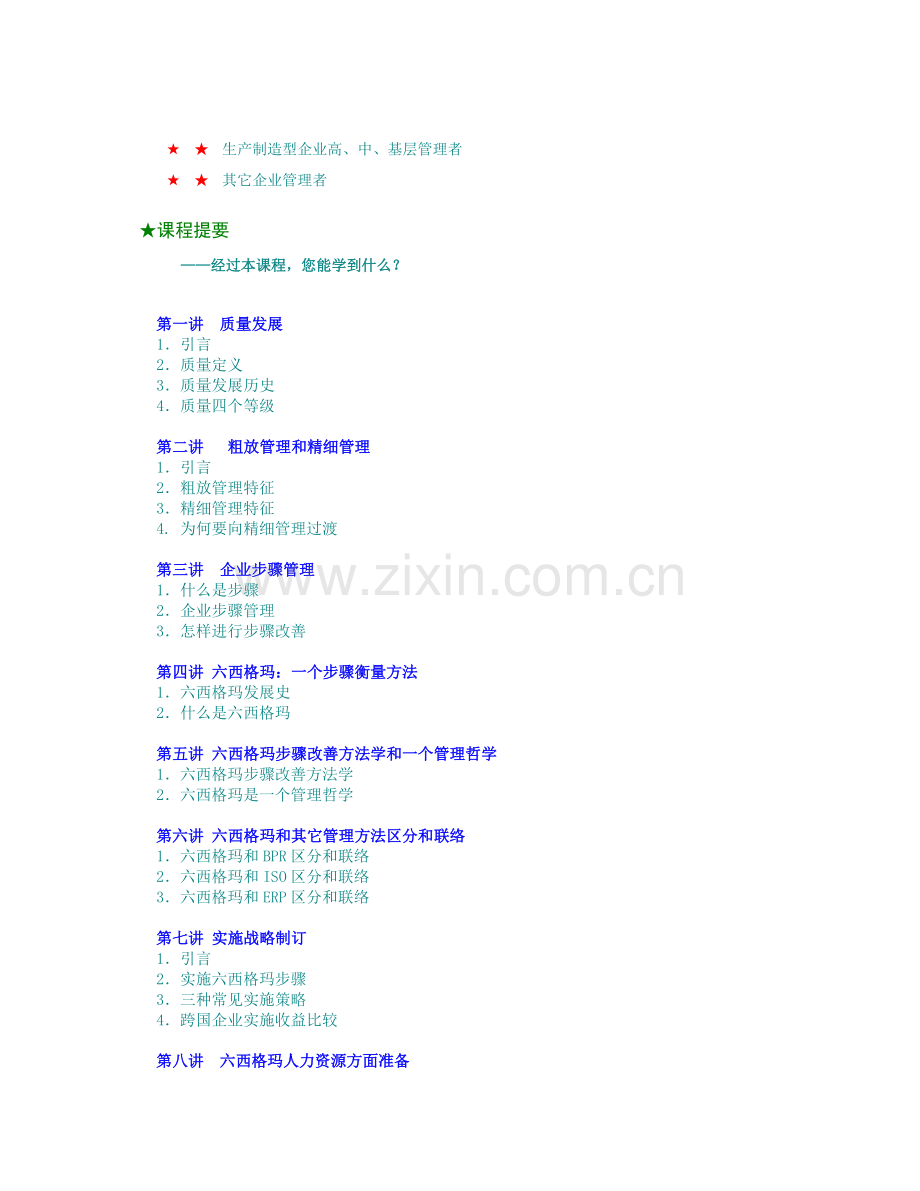 六西格玛实施之质量与流程能力的双重提升模板.doc_第2页