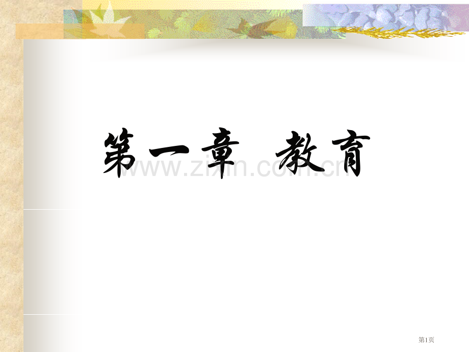 教育小学教育学黄济劳凯声檀传宝省公共课一等奖全国赛课获奖课件.pptx_第1页