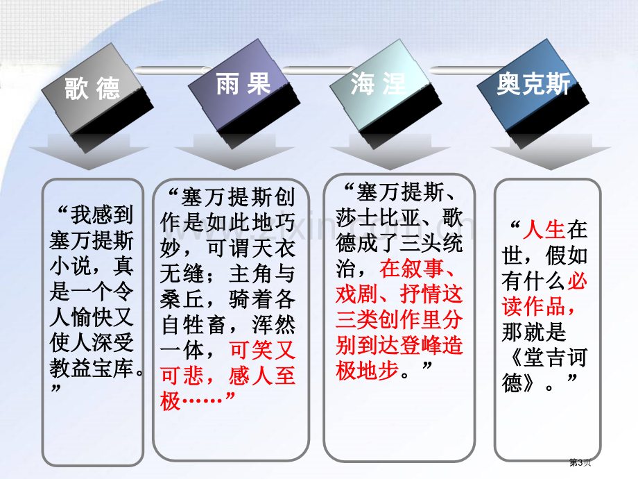 名著导读《堂吉诃德》市公开课一等奖百校联赛获奖课件.pptx_第3页