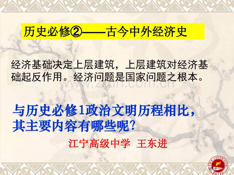 历史必修古今中外的经济史市公开课一等奖百校联赛特等奖课件.pptx_第1页