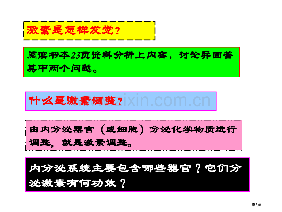 人教版教学新人教原创生物必修3通过激素的调节省公共课一等奖全国赛课获奖课件.pptx_第3页