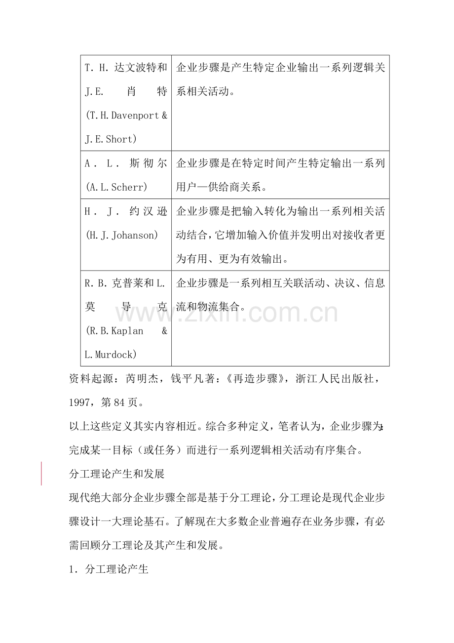 企业流程再造中的组织结构与管理机制再造研究模板.doc_第3页