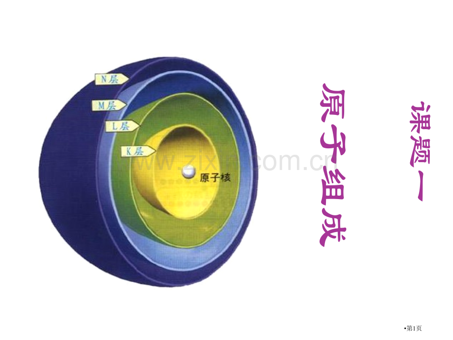 九年级化学原子的构成3省公共课一等奖全国赛课获奖课件.pptx_第1页