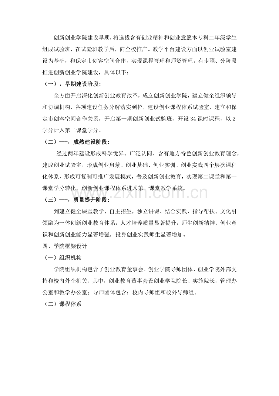 创业学院建设专业方案上传网站.docx_第2页