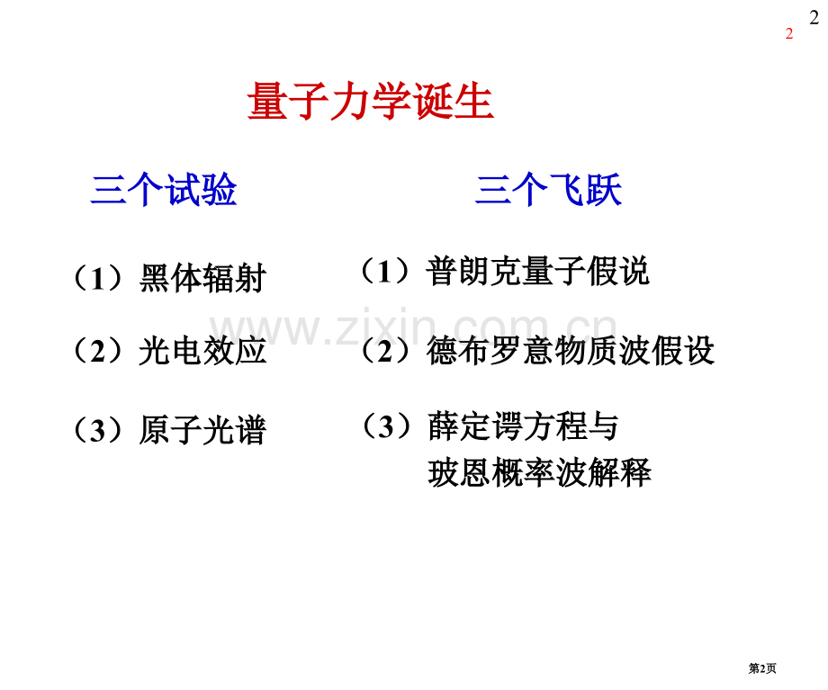 大学物理早期量子论省公共课一等奖全国赛课获奖课件.pptx_第2页