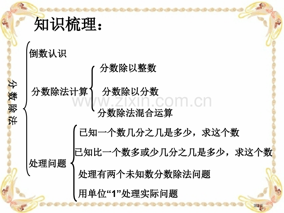 分数除法和复习新教材省公共课一等奖全国赛课获奖课件.pptx_第2页