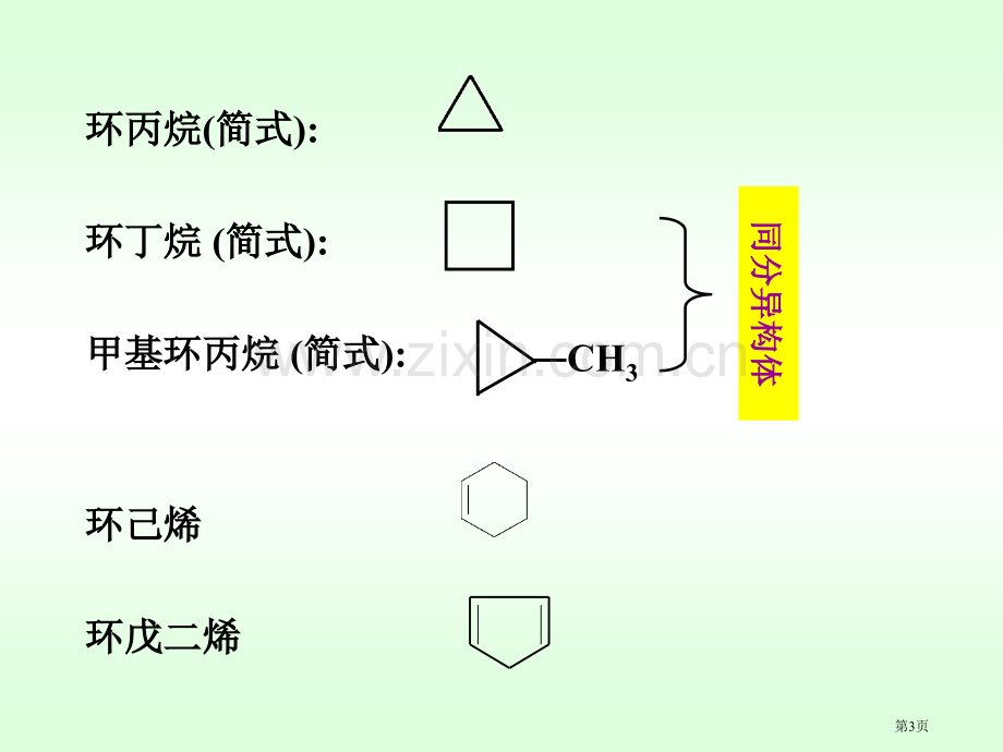 有机化学徐寿昌脂环烃市公开课一等奖百校联赛特等奖课件.pptx_第3页