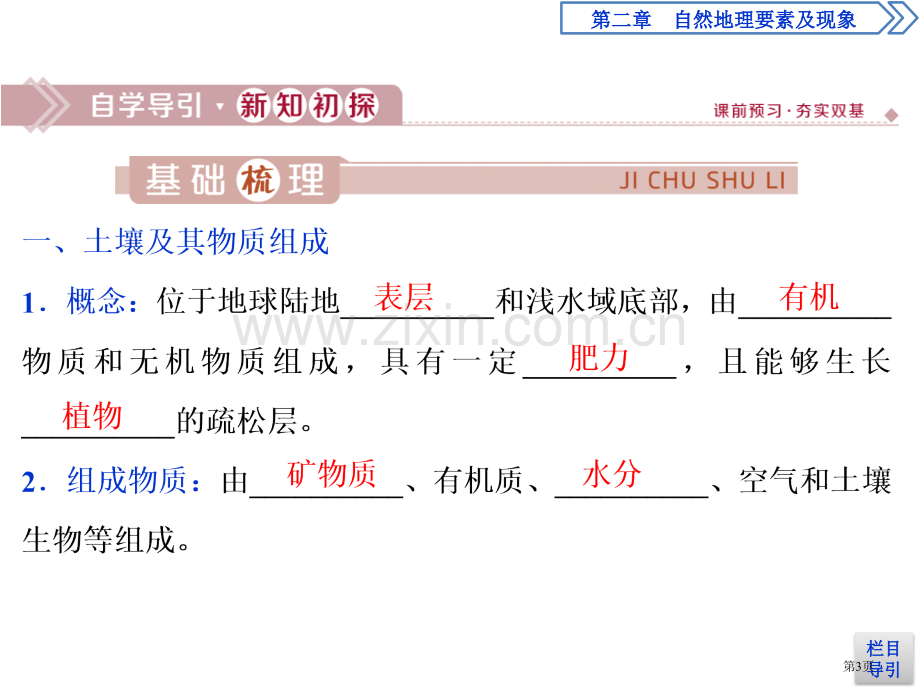 土壤的主要形成因素自然地理要素及现象课件省公开课一等奖新名师比赛一等奖课件.pptx_第3页