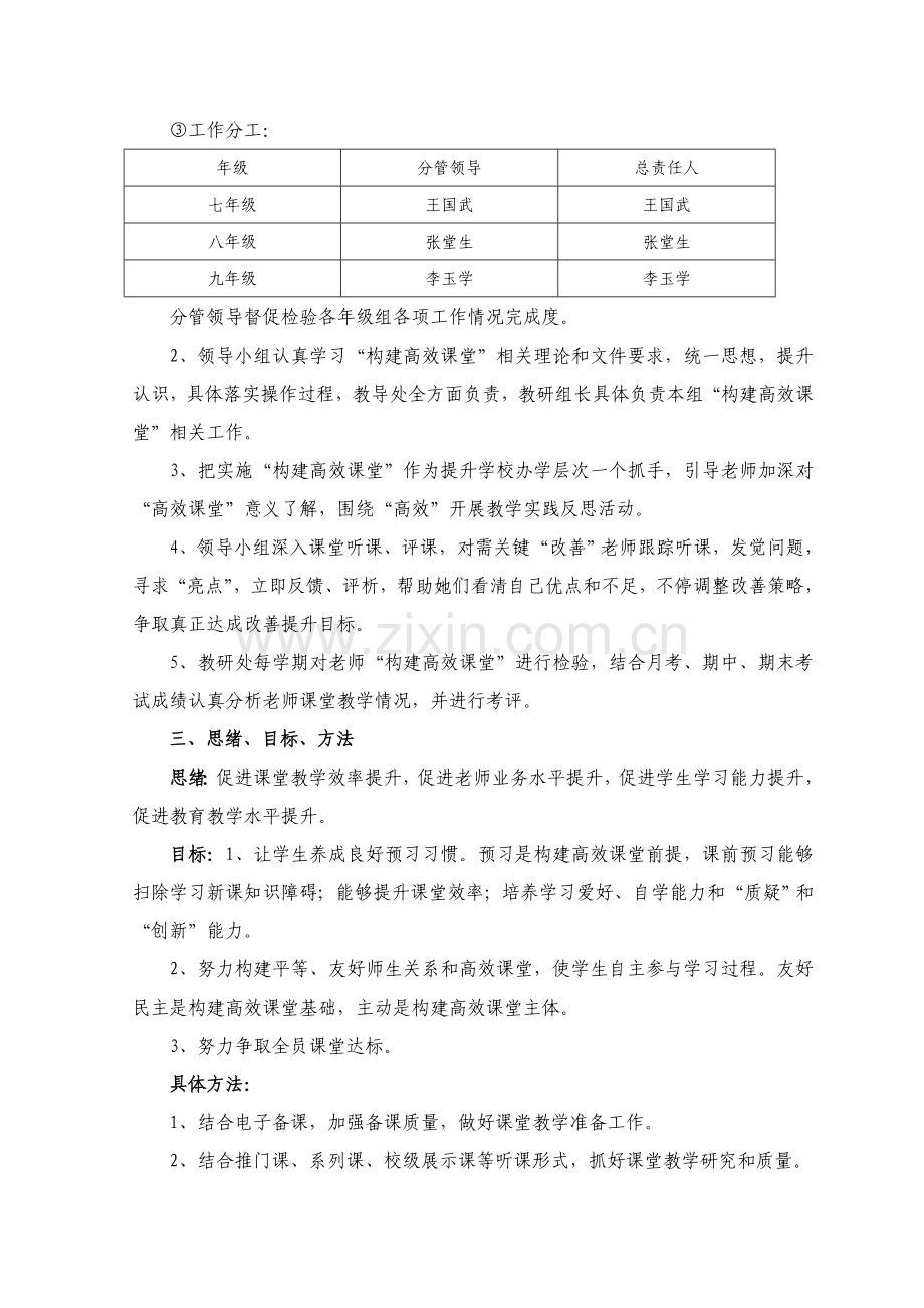 和平中学构建高效课堂实施专业方案.doc_第2页