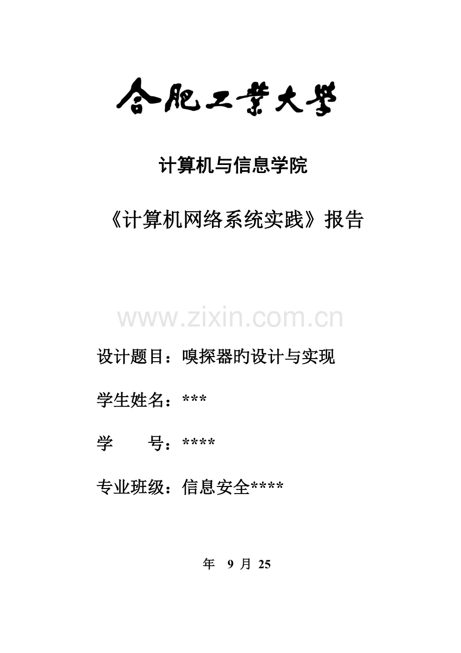 基于winpcap的嗅探器设计及实现.docx_第1页