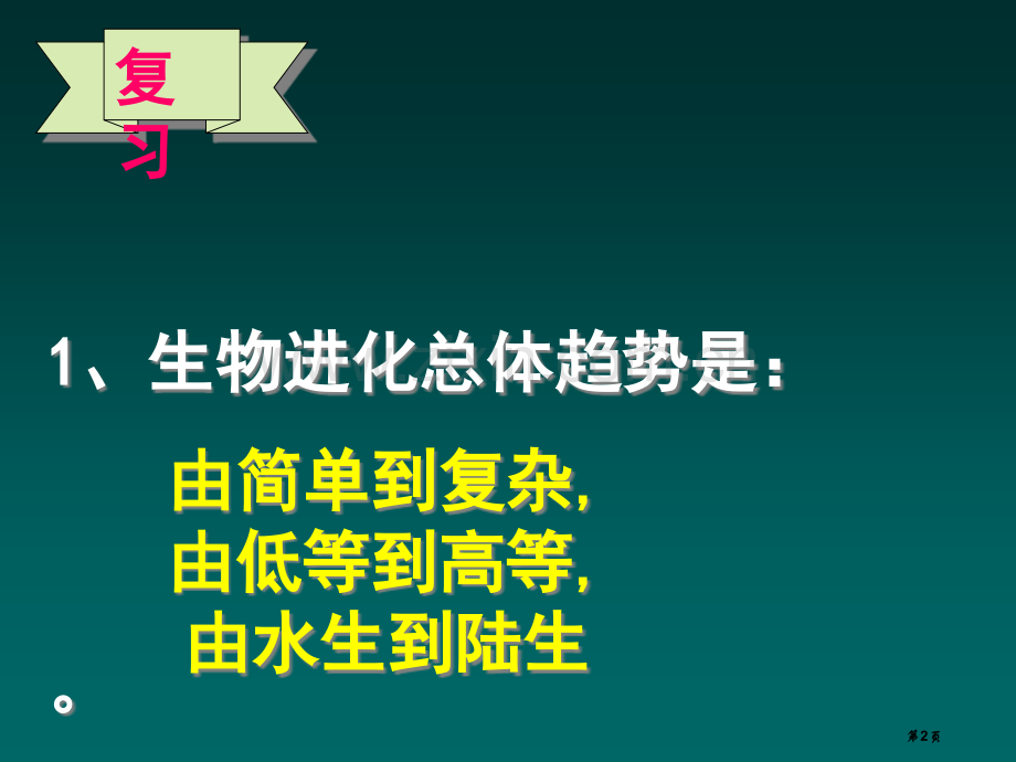 人教版生物八年级下册生物进化的原因共张省公共课一等奖全国赛课获奖课件.pptx_第2页